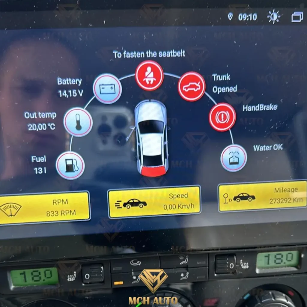 montaz stacji multimedialnej skoda octavia